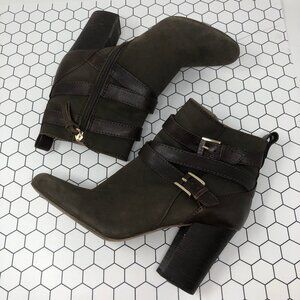 Louise et Cie Brown Leather Seneca Ankle Boots 8.5